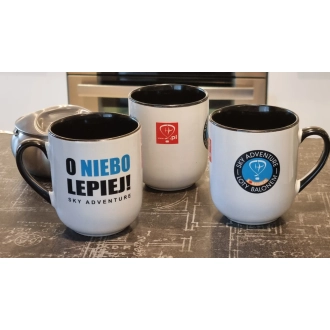 Kubek kawowy O NIEBO LEPIEJ!